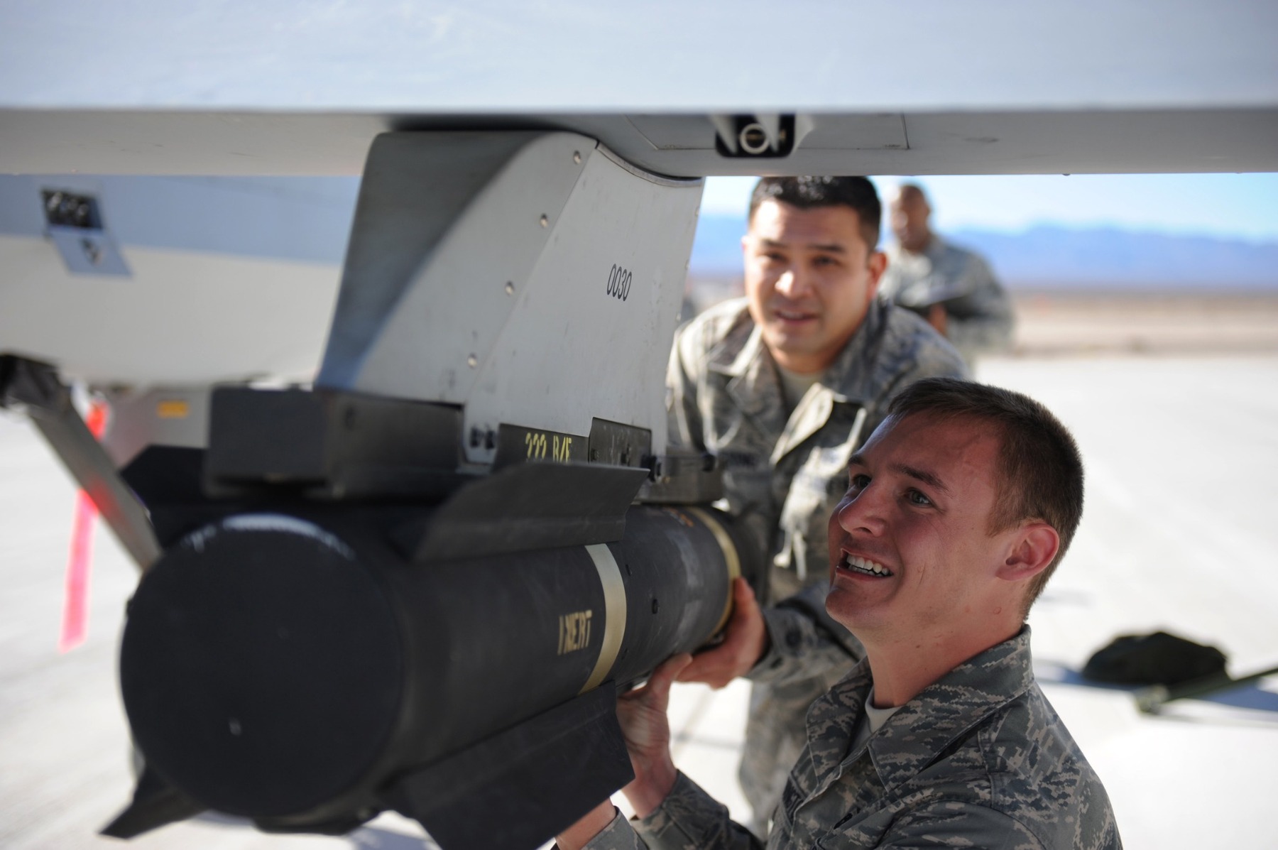 Delvin K. Baquering during U.S. Air Force service