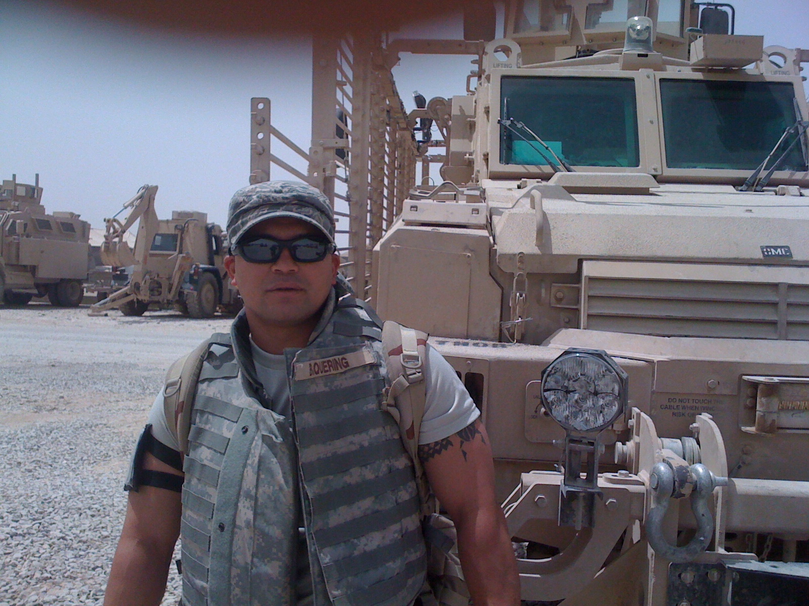 Delvin K. Baquering during U.S. Air Force service